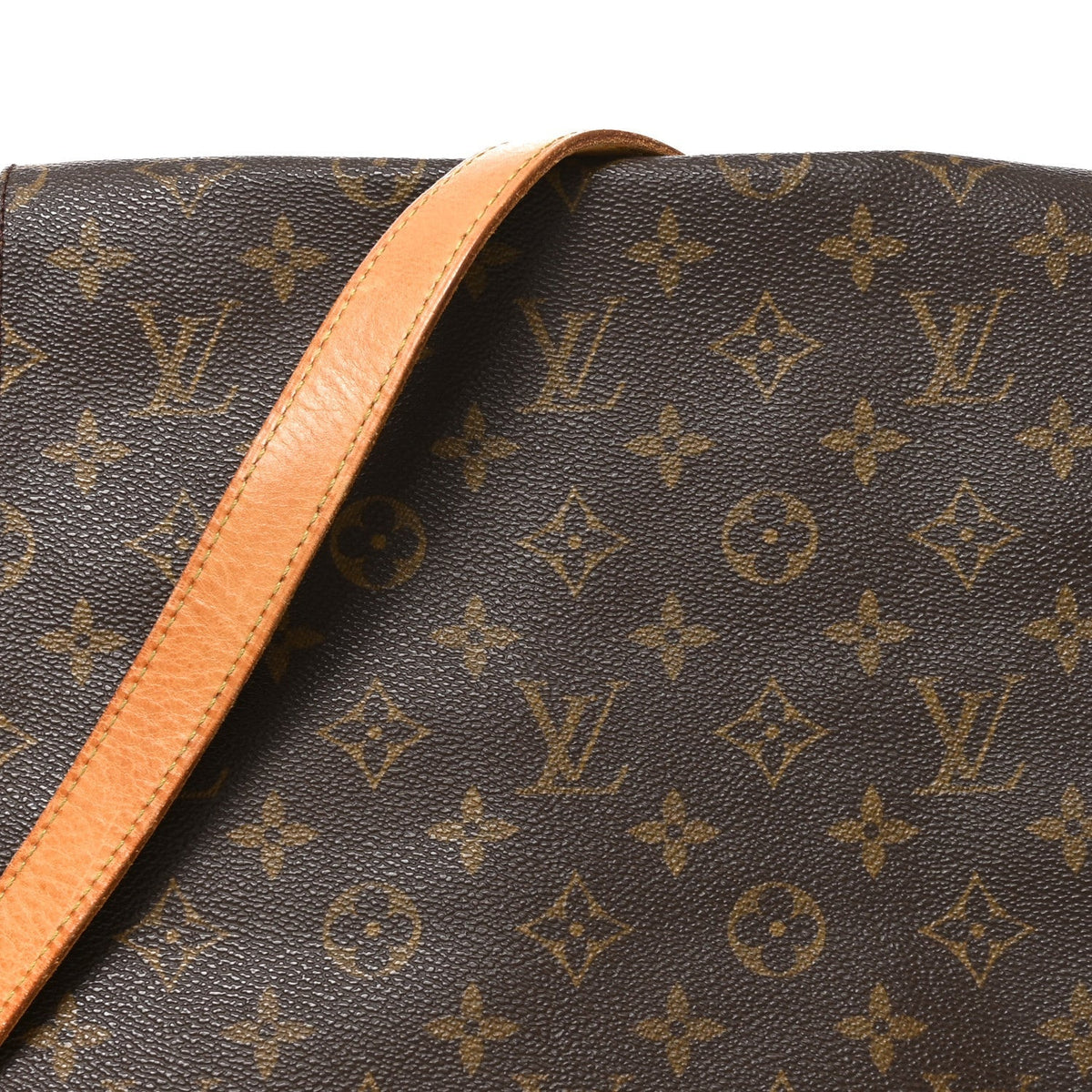 Louis Vuitton Monogram Coated Canvas Musette GM Brown