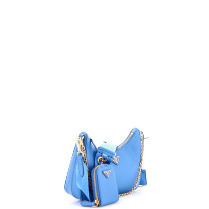 Re-Edition 2005 Shoulder Bag Saffiano Leather Small