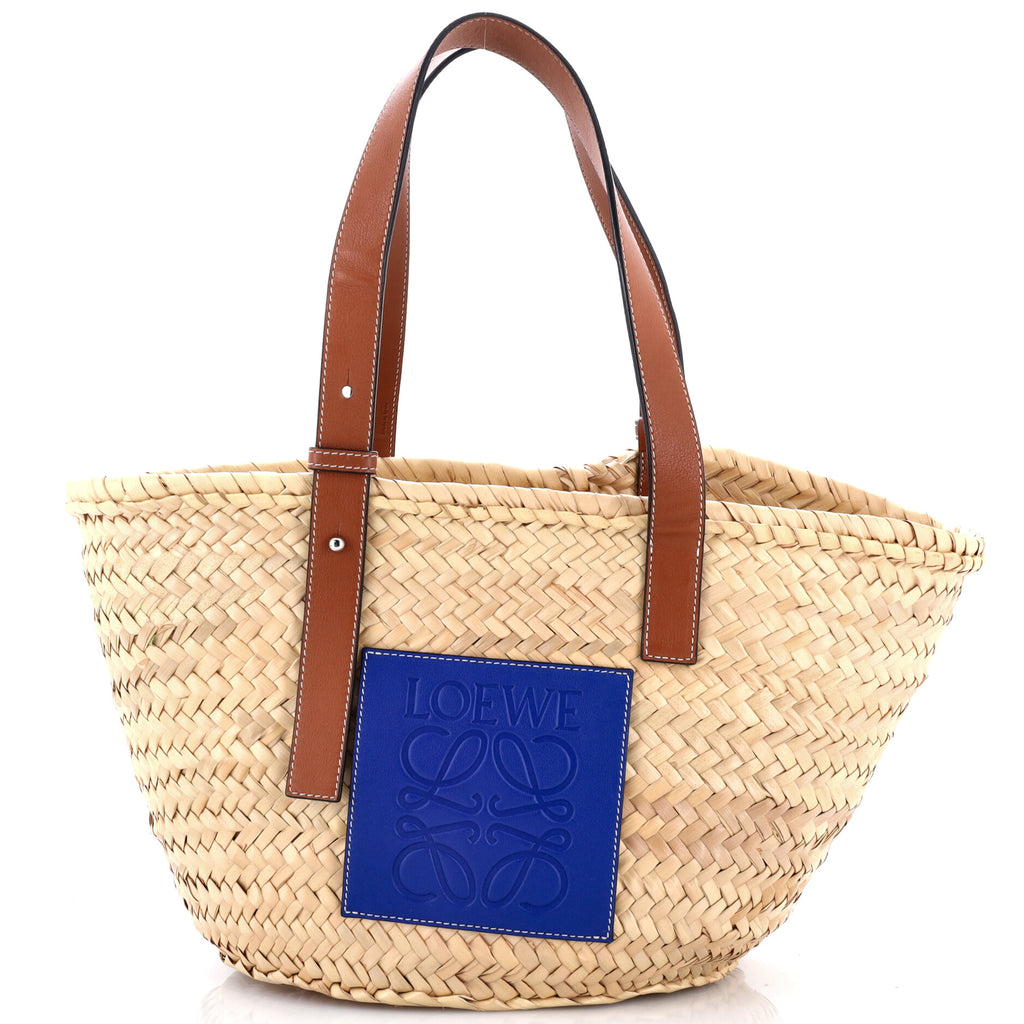 Basket Tote Raffia Medium