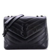 Loulou Shoulder Bag Matelasse Chevron Leather Small