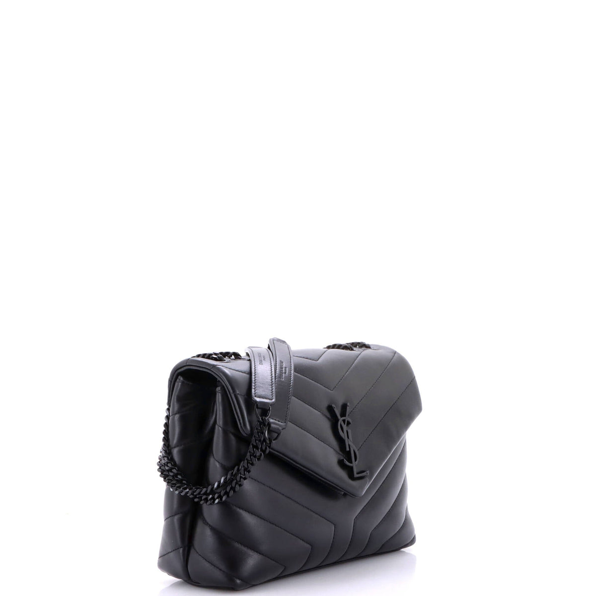 Loulou Shoulder Bag Matelasse Chevron Leather Small