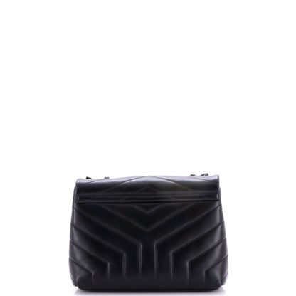 Loulou Shoulder Bag Matelasse Chevron Leather Small