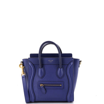 Luggage Bag Grainy Leather Nano
