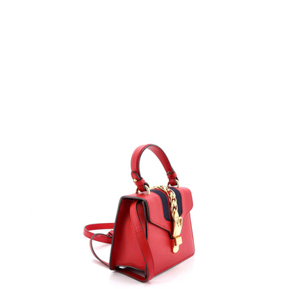 Sylvie Top Handle Bag Leather Mini