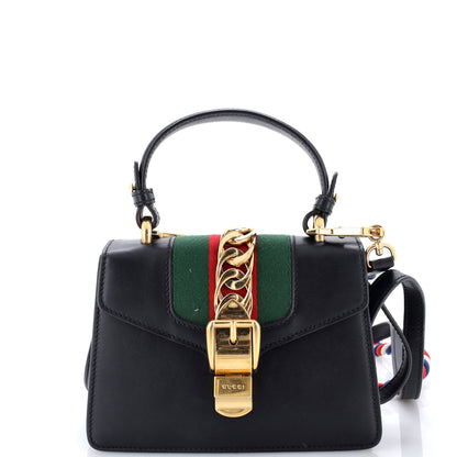 Sylvie Top Handle Bag Leather Mini