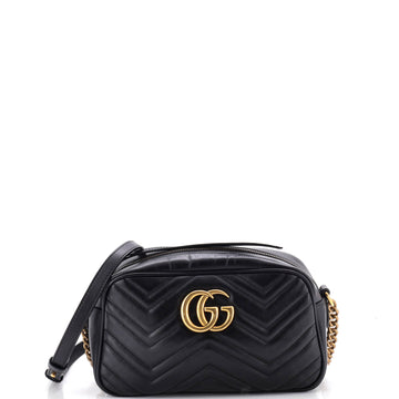 GG Marmont Shoulder Bag Matelasse Leather Small