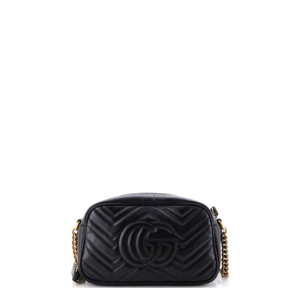 GG Marmont Shoulder Bag Matelasse Leather Small