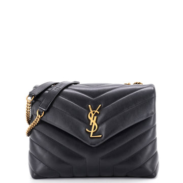 Loulou Shoulder Bag Matelasse Chevron Leather Small