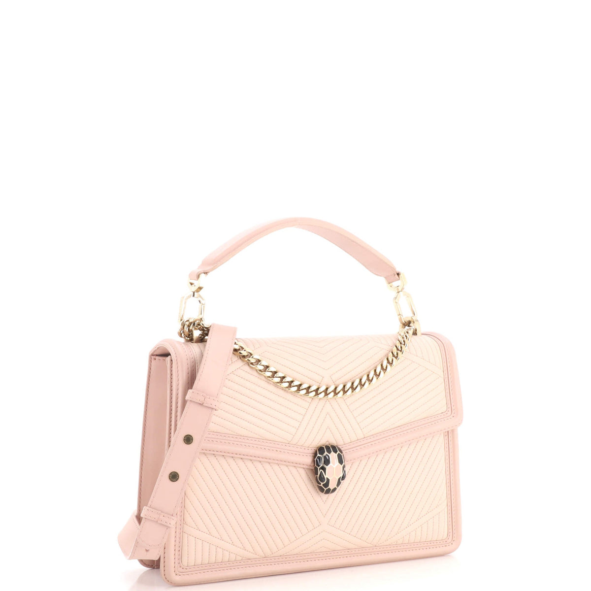 Serpenti Forever Shoulder Bag Quilted Leather Medium