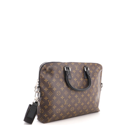 Porte-Documents Jour Bag Macassar Monogram Canvas
