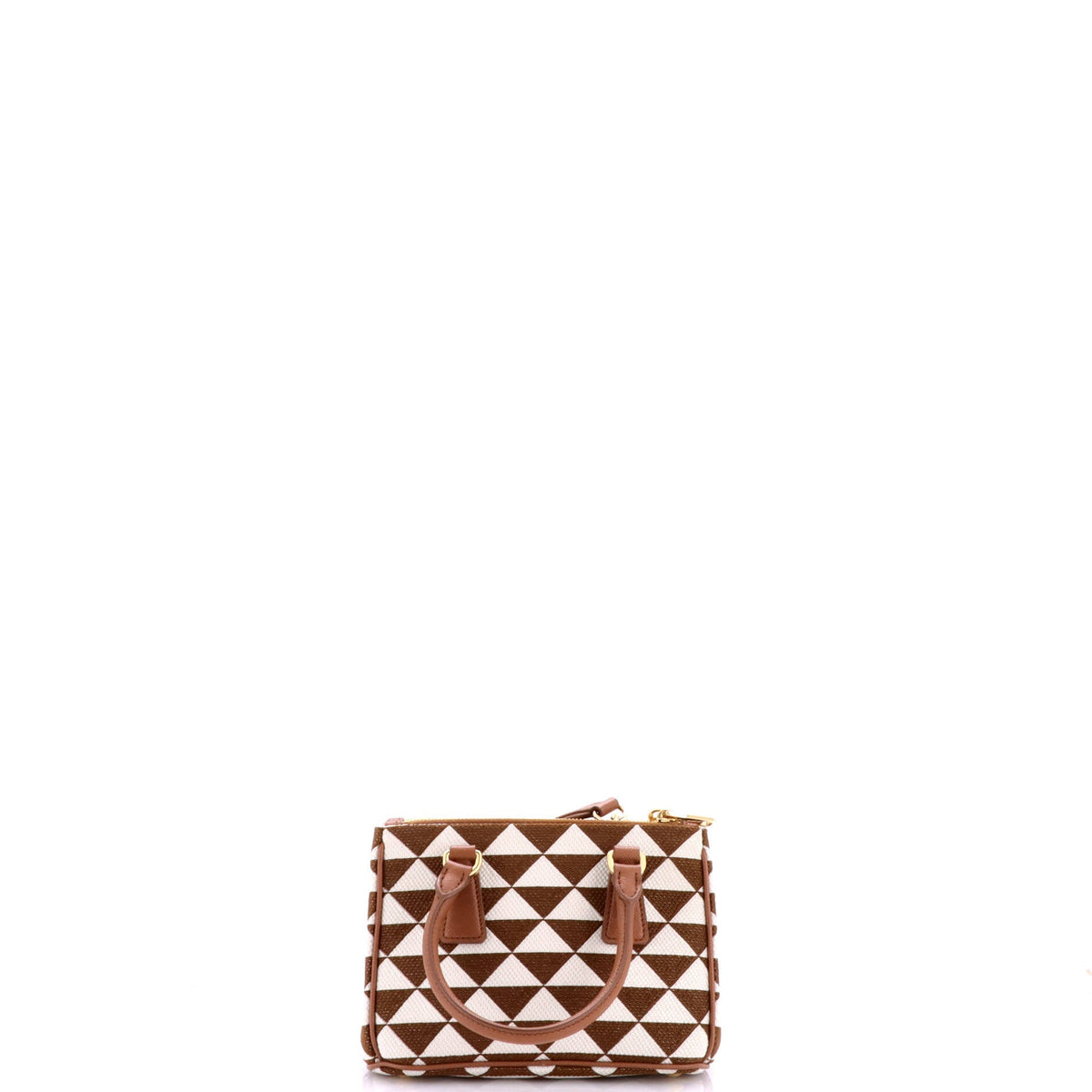 Galleria Double Zip Tote Printed Fabric Mini