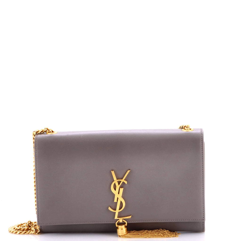 Classic Monogram Tassel Crossbody Bag Leather Medium
