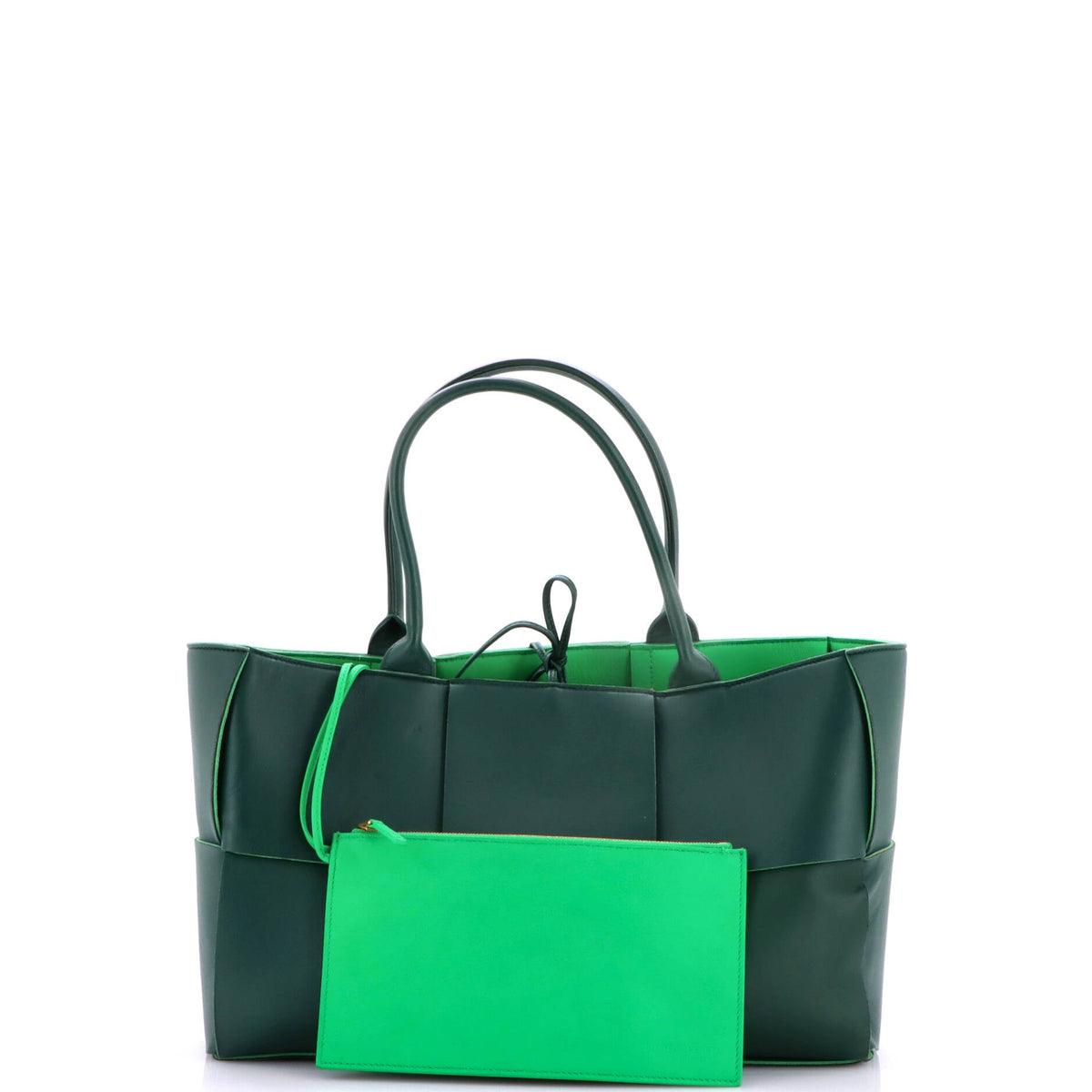 Arco Tote Maxi Intrecciato Leather Medium