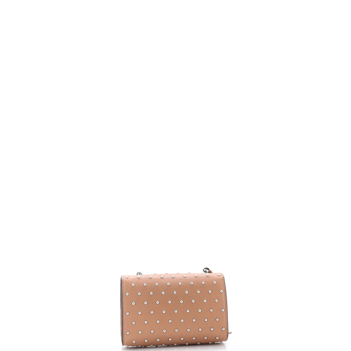 Miss Bamboo Shoulder Bag Studded Leather Small
