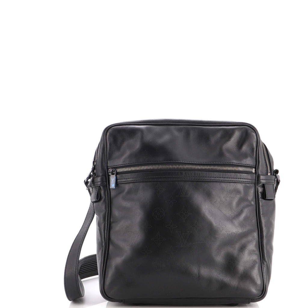 Clarkson Messenger Bag Monogram Shadow Leather