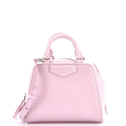 Antigona Cube Bag Leather Nano