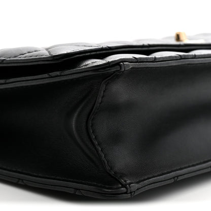 Chanel Lambskin Quilted Fantasy Pearl Flap Black