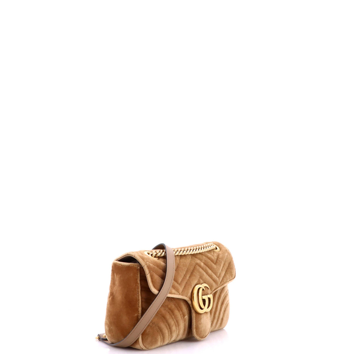 GG Marmont Flap Bag Matelasse Velvet Small