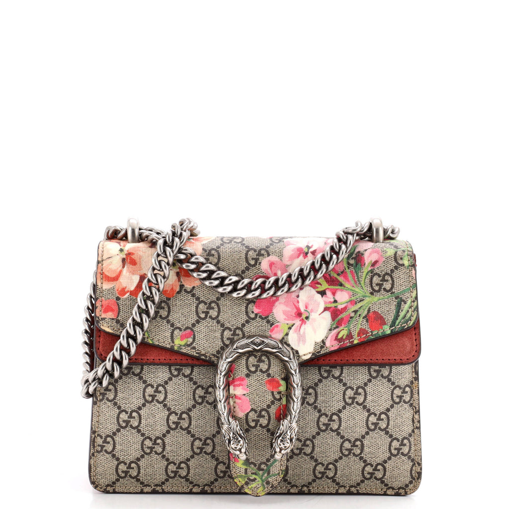 Dionysus Bag Blooms Print GG Coated Canvas Mini