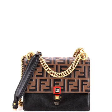 Kan I Bag Zucca Embossed Leather Small