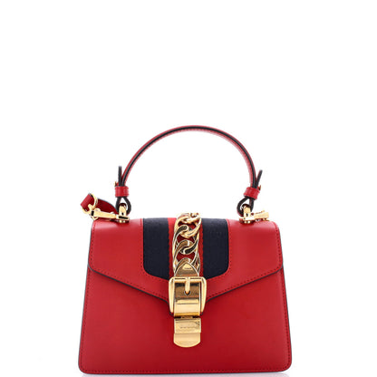 Sylvie Top Handle Bag Leather Mini