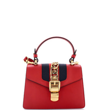 Sylvie Top Handle Bag Leather Mini