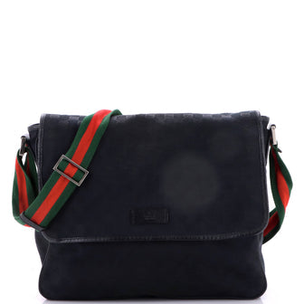 Web Strap Flap Messenger GG Canvas Medium