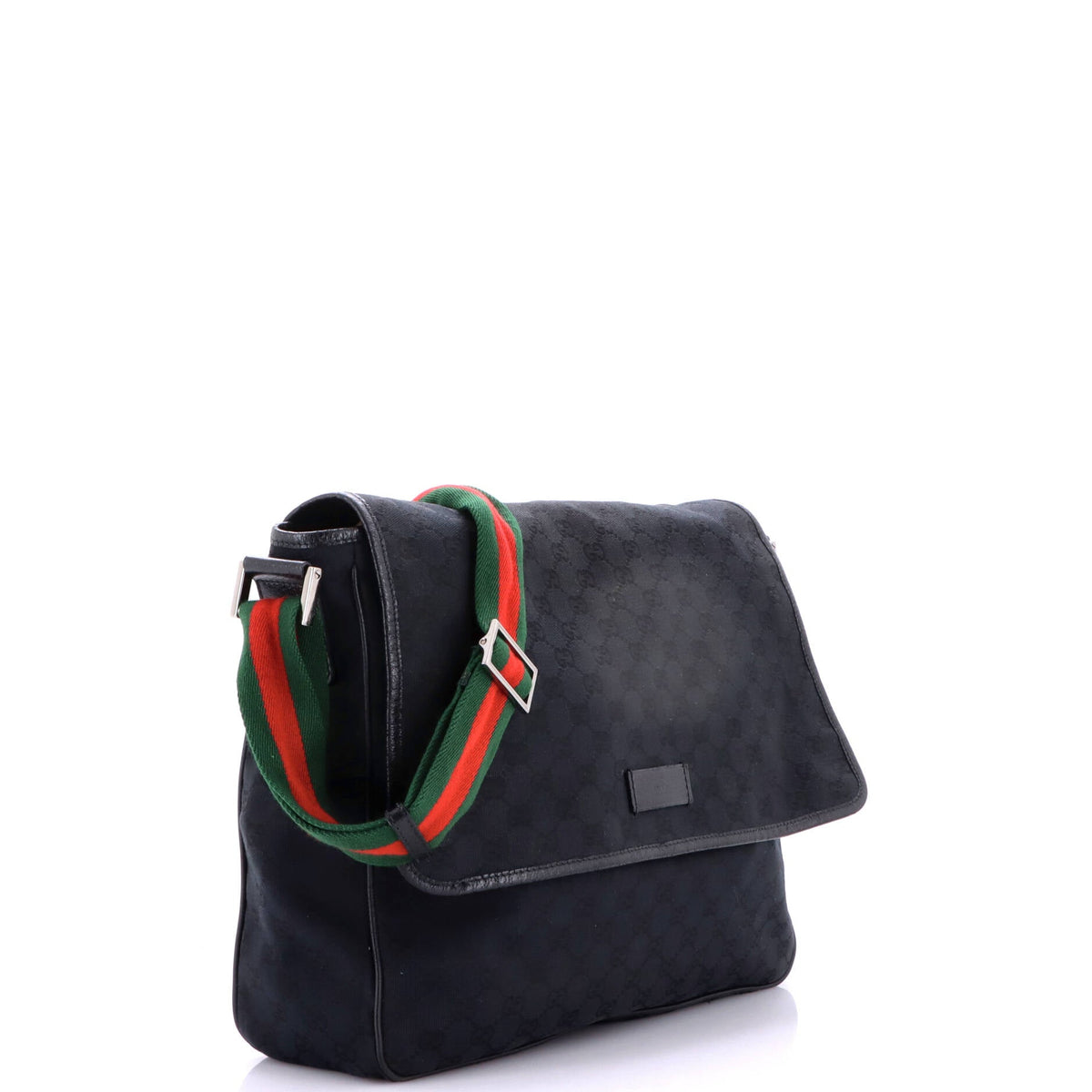 Web Strap Flap Messenger GG Canvas Medium