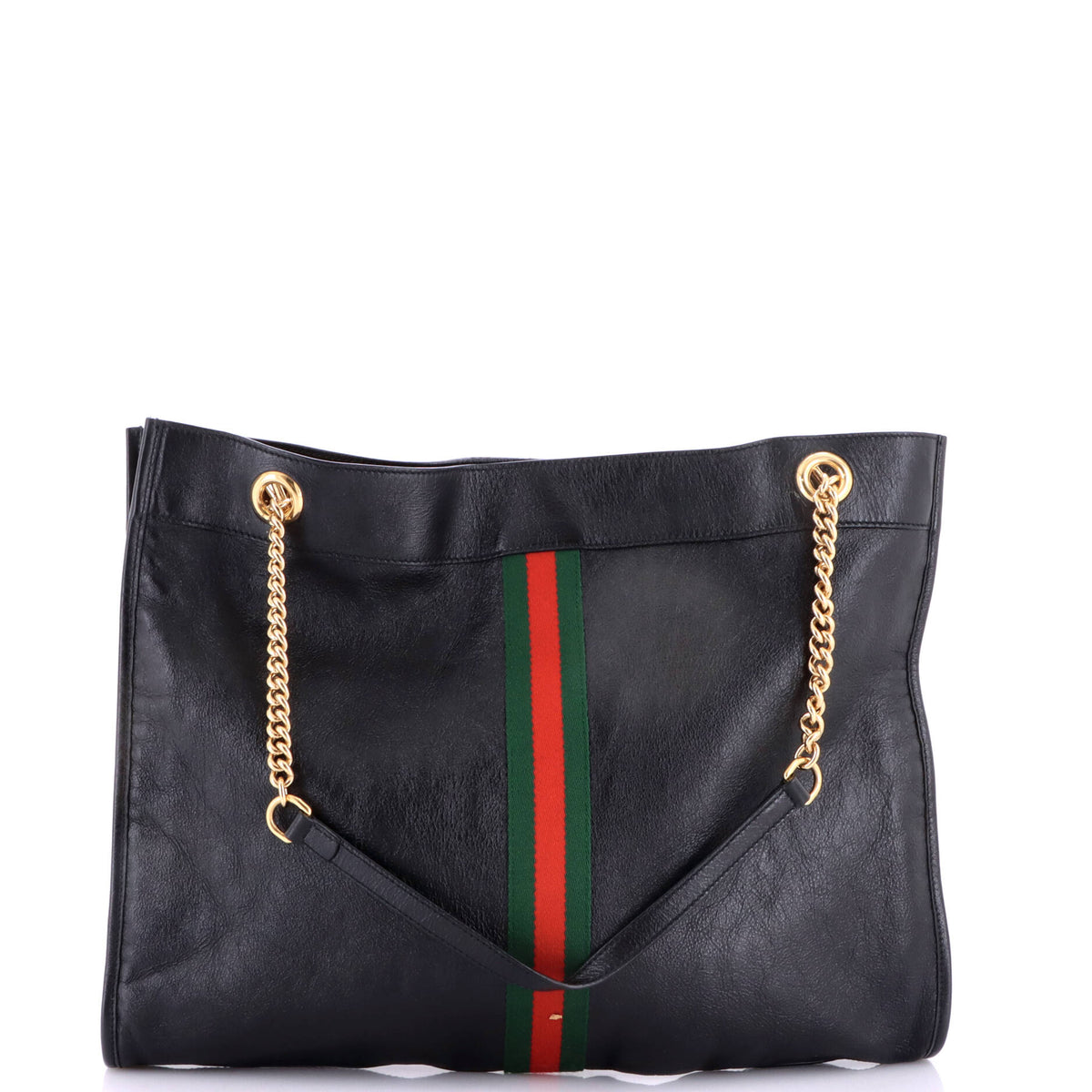 Rajah Chain Tote Leather Large
