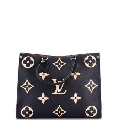 OnTheGo Tote Bicolor Monogram Empreinte Giant MM