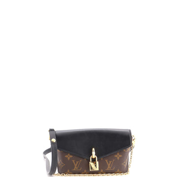 Padlock on Strap Handbag Monogram Canvas and Leather