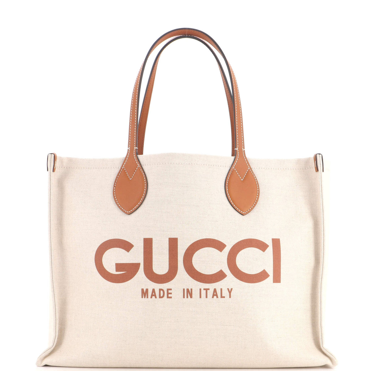 Logo Shopper Tote Printed Canvas Medium