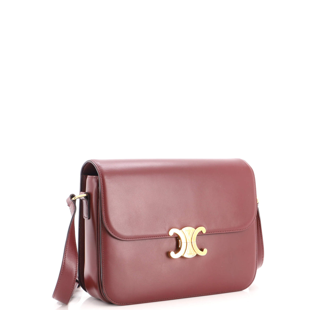 Triomphe Shoulder Bag Smooth Calfskin Large