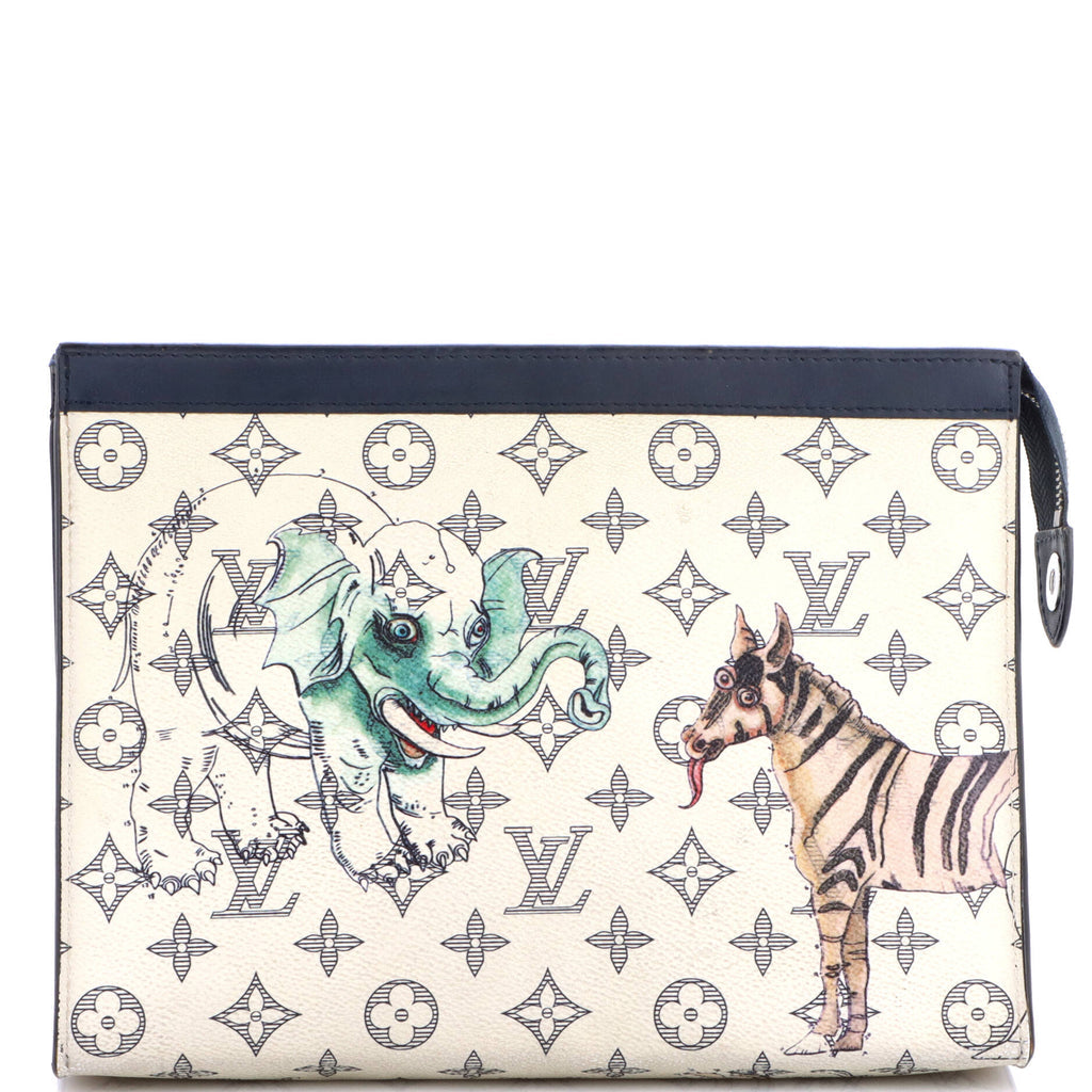 Pochette Voyage Limited Edition Chapman Savane Monogram Canvas MM