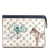 Pochette Voyage Limited Edition Chapman Savane Monogram Canvas MM