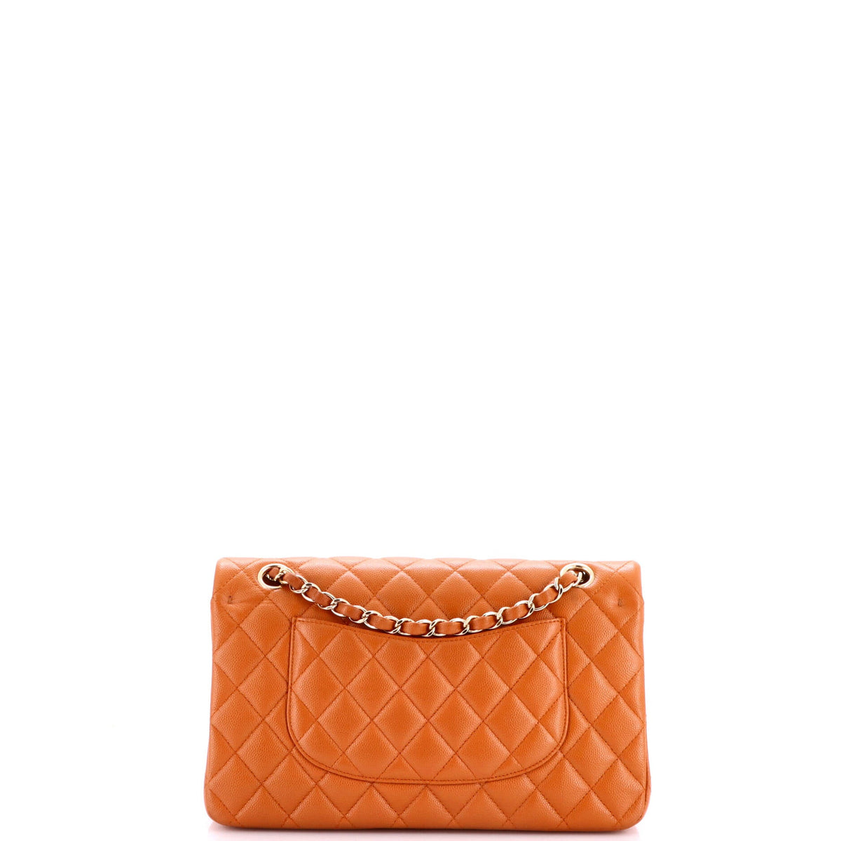 Classic Double Flap Bag Quilted Caviar Medium