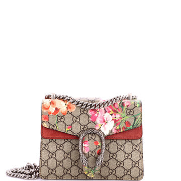 Dionysus Bag Blooms Print GG Coated Canvas Mini