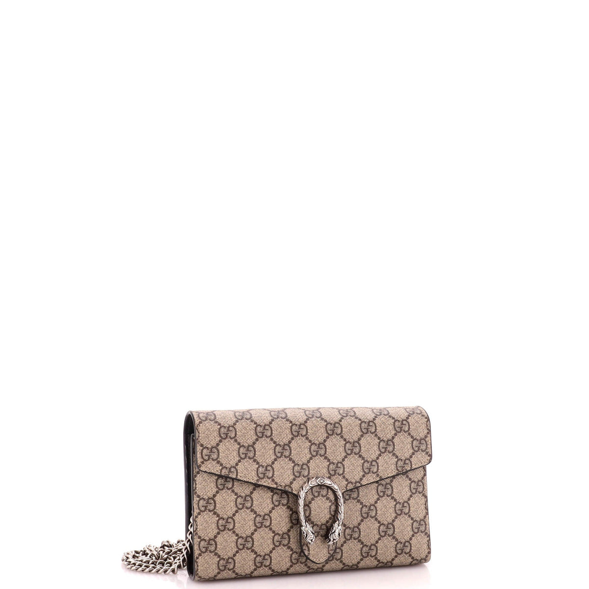 Dionysus Chain Wallet GG Coated Canvas Small