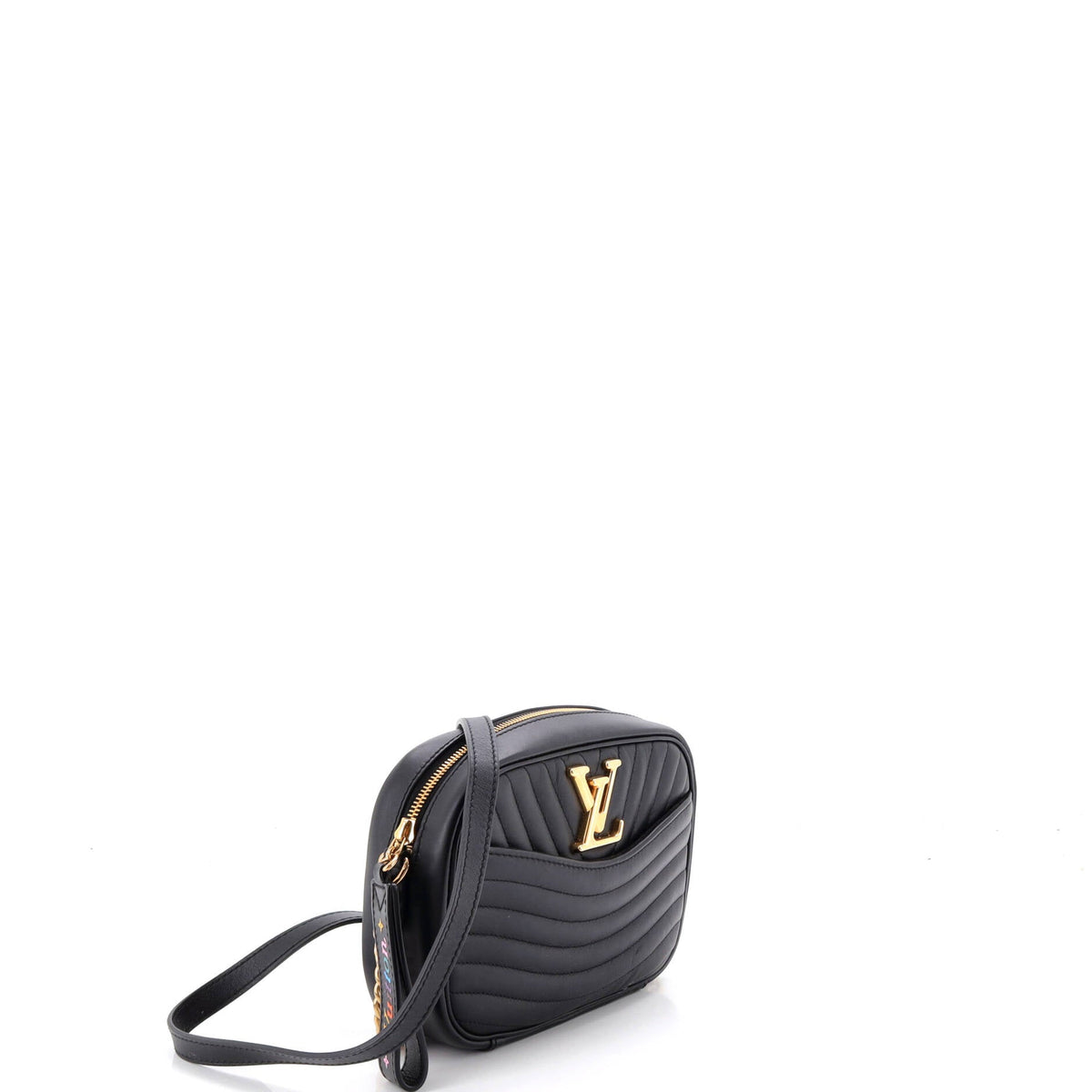 New Wave Camera Bag Quilted Leather
