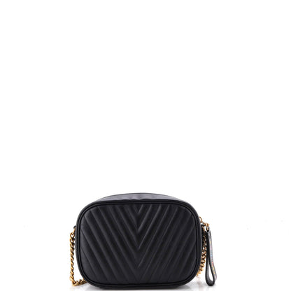 New Wave Camera Bag Quilted Leather