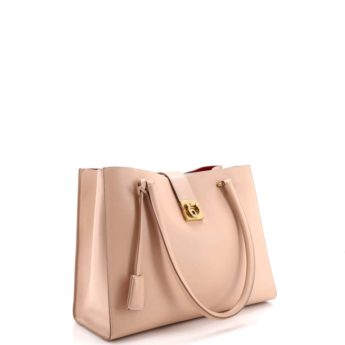 Gancio Lock Tote Leather Medium