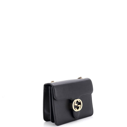 Interlocking Shoulder Bag Leather Small