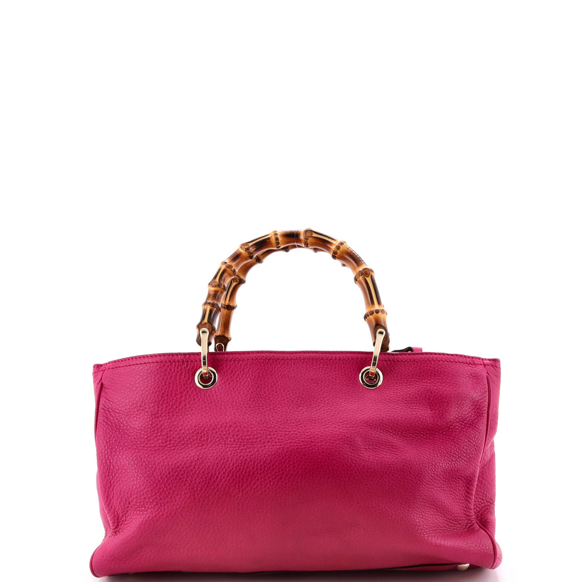 Bamboo Shopper Tote Leather Medium