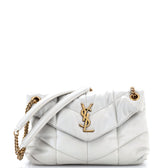 Loulou Puffer Shoulder Bag Quilted Leather Small