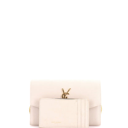 Uptown Chain Wallet Leather