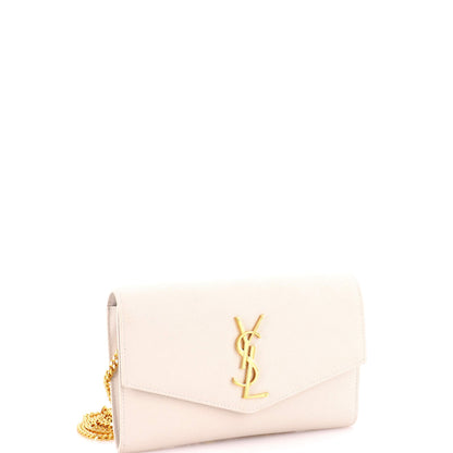 Uptown Chain Wallet Leather