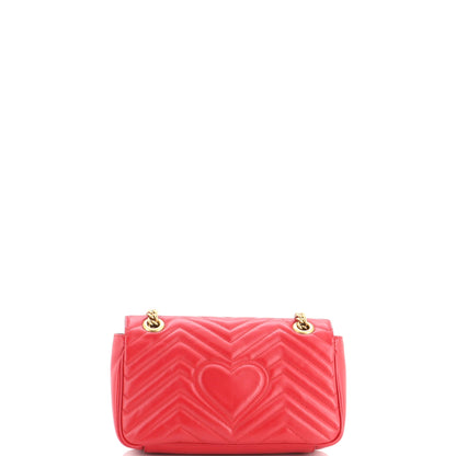 GG Marmont Flap Bag Matelasse Leather Small