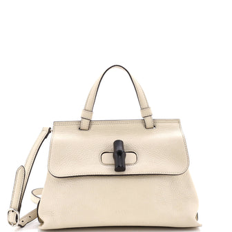 Bamboo Daily Top Handle Bag Leather Small