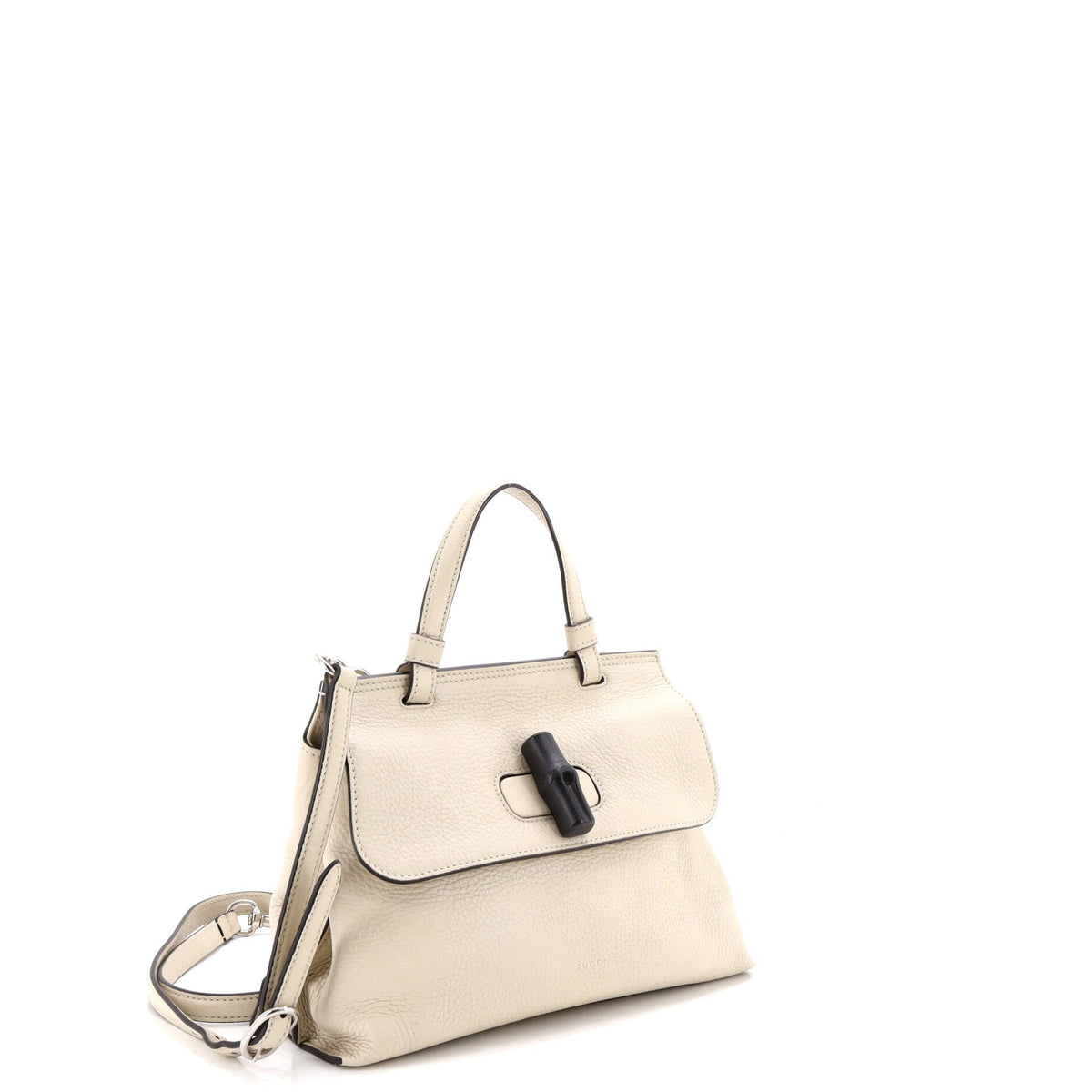 Bamboo Daily Top Handle Bag Leather Small