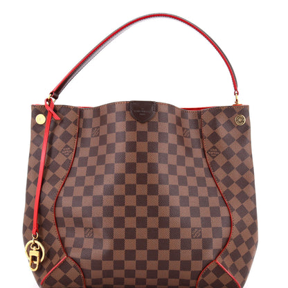 Caissa Hobo Damier with Leather